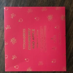 Cranberry and Apple Probiotic Repair Sheet Masks - Red